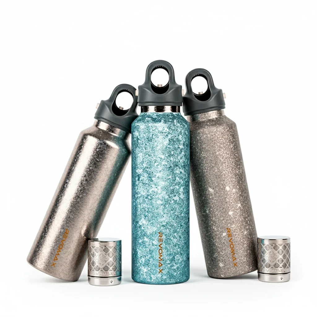 Botol Isolasi Titanium Murni 20oz | Tanpa Rasa Logam | Infuser Teh Magnetik