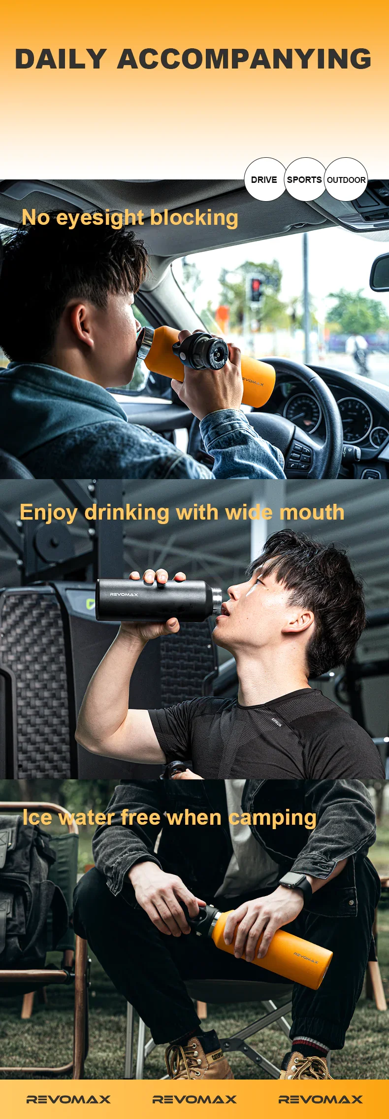 32oz 316L Medical Grade Stainless Steel Water Bottle