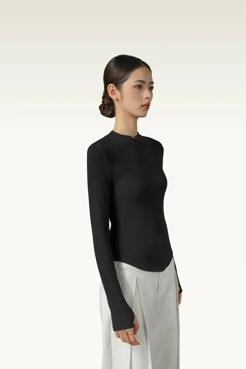 CatWarm Traditional Long Sleeve Hush Fiber Top