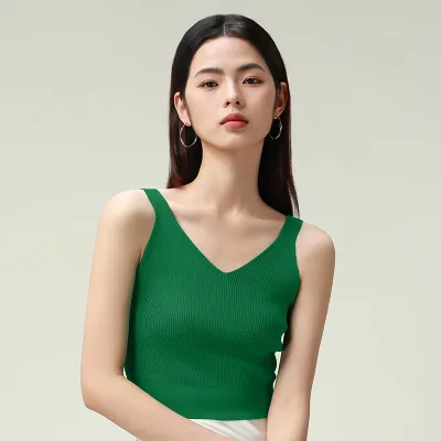 Aircon V-U-Neck 2 In 1 Tank Top