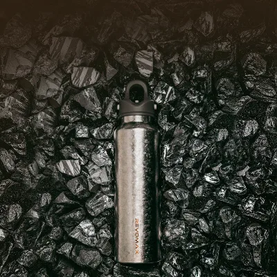 Pure Titanium Insulated Bottle 20oz | No Metallic Taste | Magnetic Tea Infuser