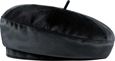 Luster Velvet Sculptural Beret - The Effortless French Classic