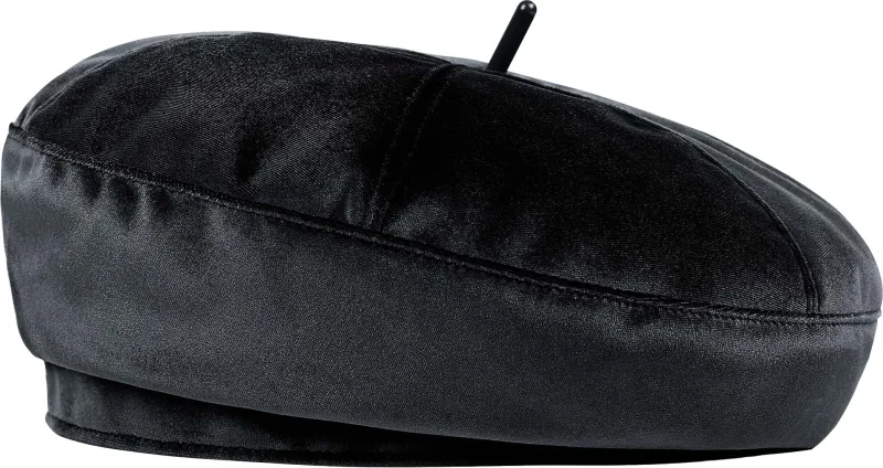 Luster Velvet Sculptural Beret - The Effortless French Classic