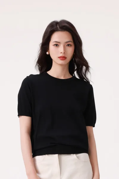 Aircon Knit Short Sleeve Tank Top