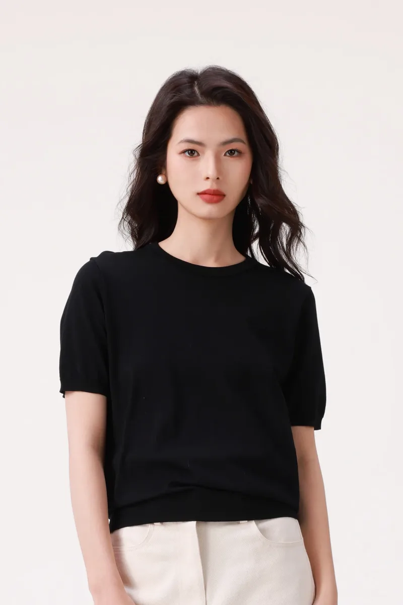 Aircon Knit Short Sleeve Tank Top