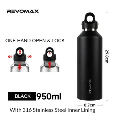 32oz 316L Medical Grade Stainless Steel Water Bottle