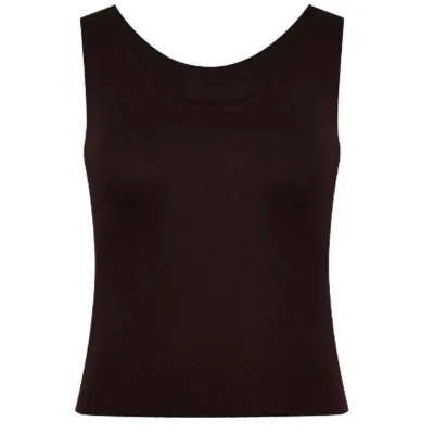 CatWarm U-Neck Thermal Tank Top with Built-in Removable Bra | Infrared
