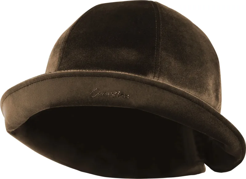 Luster Velvet Cloche Hat — 1920s Silhouette, Adjustable Fit