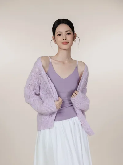 CatWarm Infrared V-Neck Thermal Tank with Built-in Removable Bra
