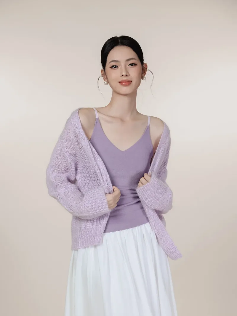 CatWarm Infrared V-Neck Thermal Tank with Built-in Removable Bra