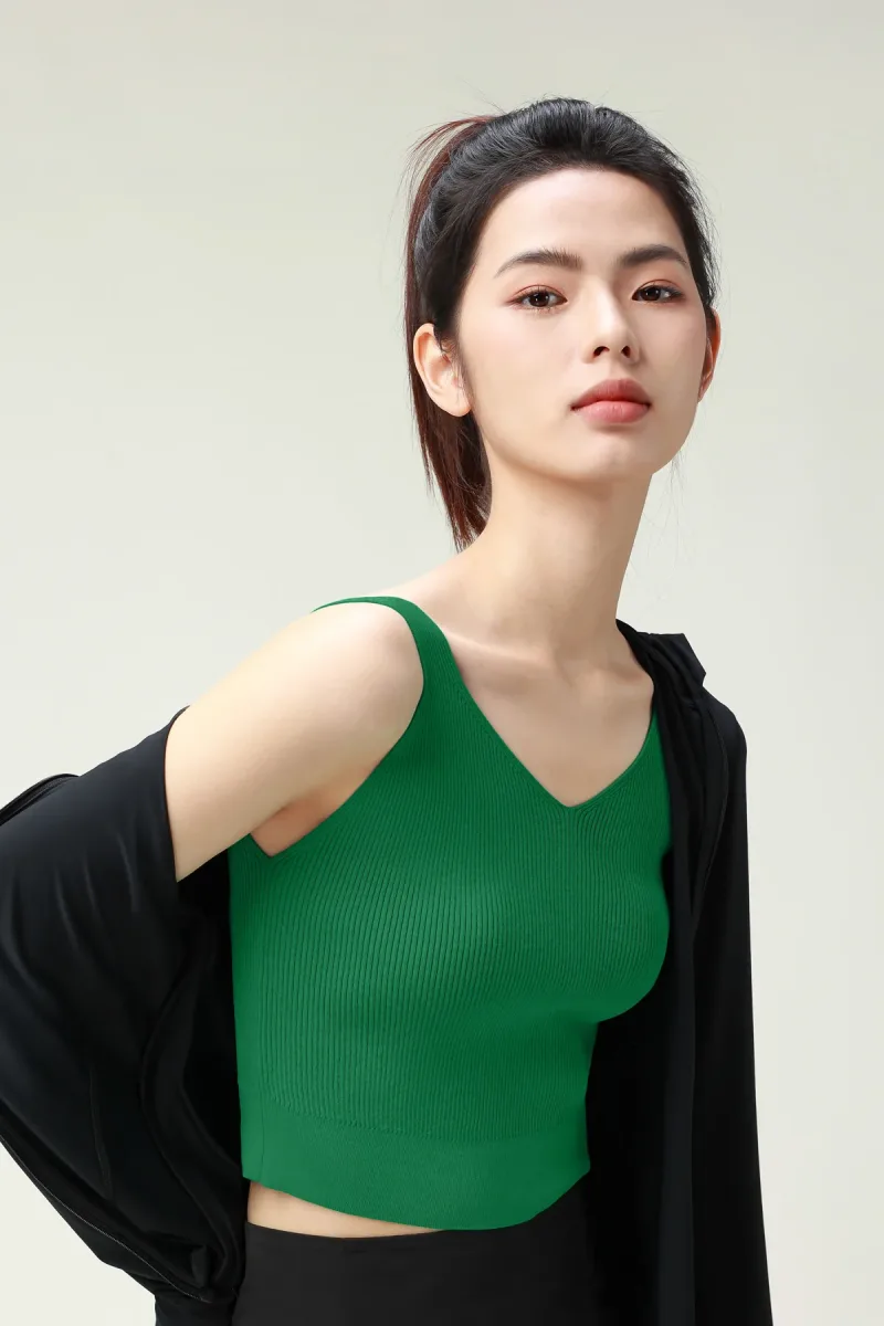 Aircon V-U-Neck 2 In 1 Tank Top