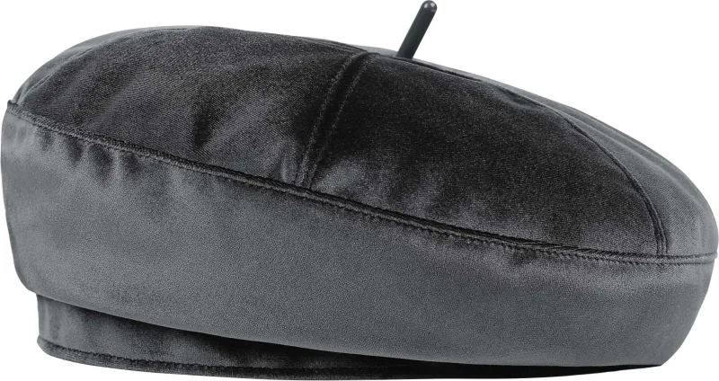 Luster Velvet Sculptural Beret - The Effortless French Classic