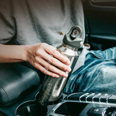Pure Titanium Insulated Bottle 20oz | No Metallic Taste | Magnetic Tea Infuser