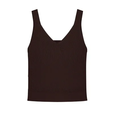 Aircon V-U-Neck 2-in-1  Longline Tank Top