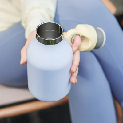 16oz Happy City 물병 (316L 의료용 스틸)