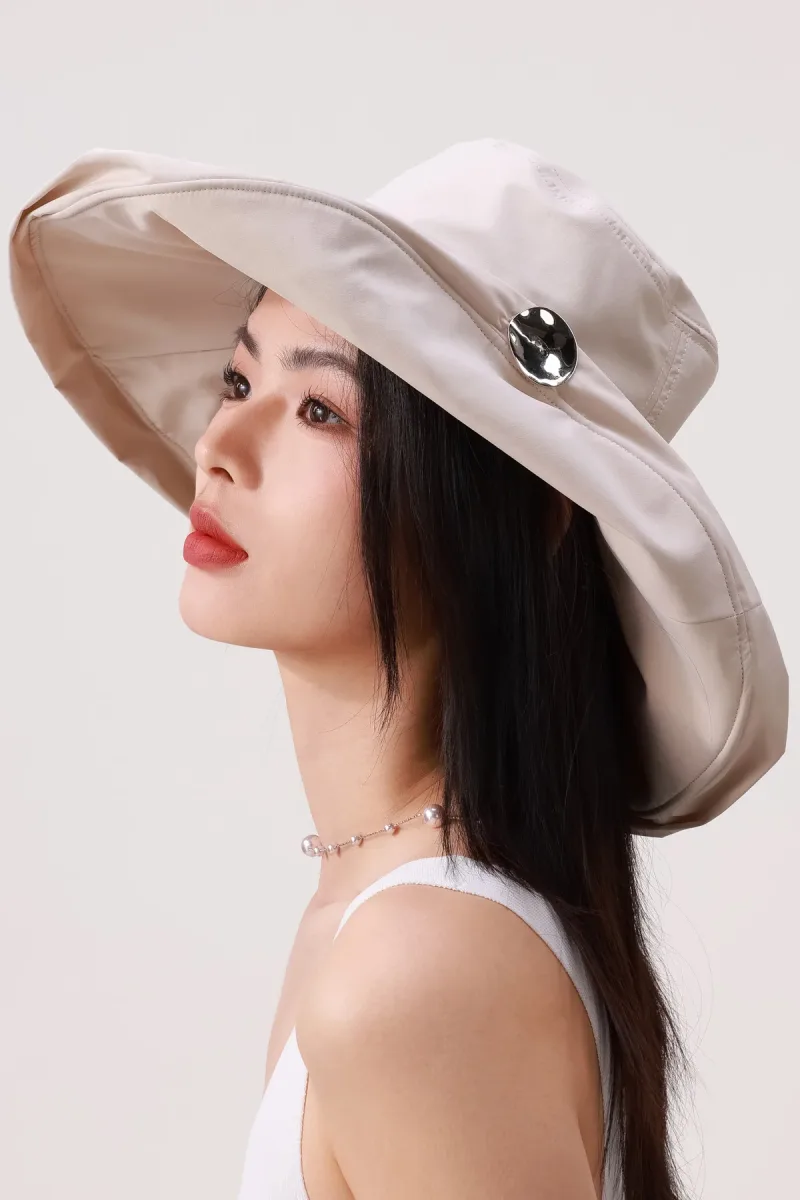 Wide Brim Adjustable UV Protection Bucket Hat