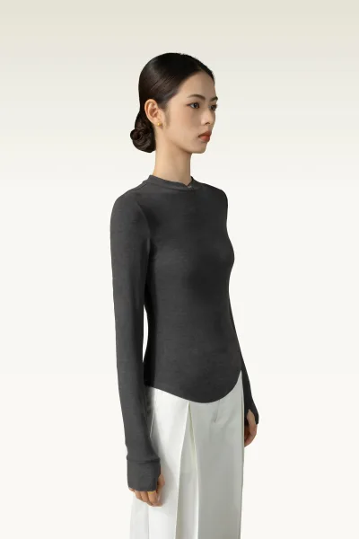 CatWarm Traditional Long Sleeve Hush Fiber Top