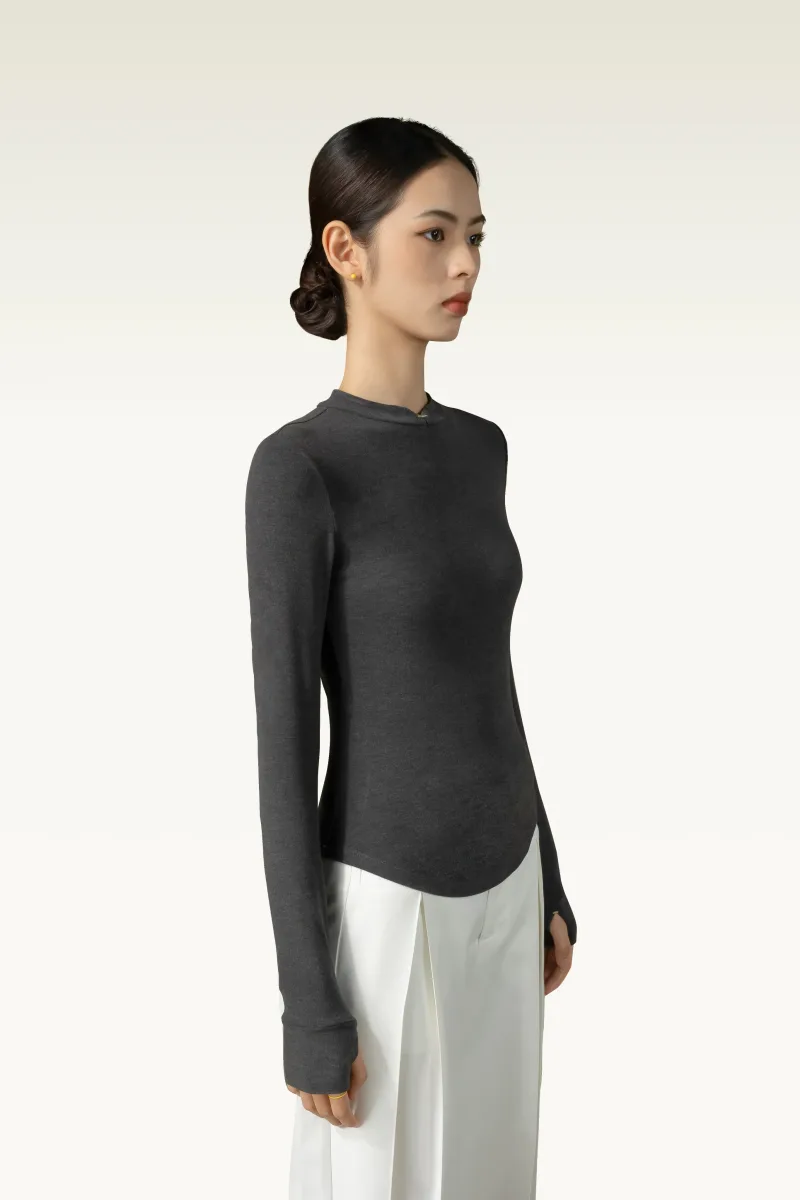 CatWarm Traditional Long Sleeve Hush Fiber Top