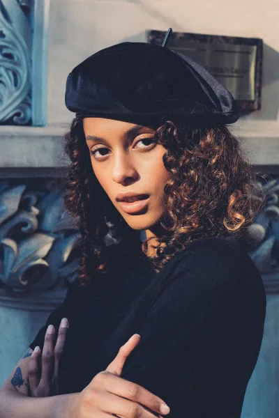Luster Velvet Sculptural Beret - The Effortless French Classic