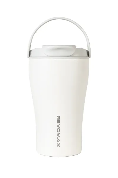 12oz/16oz Ceramic-Coated No-Screw Insulated Coffee Tumbler – Zero Metallic Taste