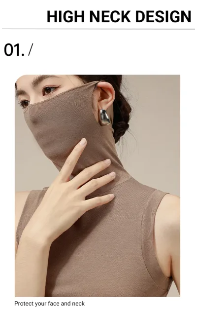 CatWarm High Neck Warm Ear-Wrap Tank