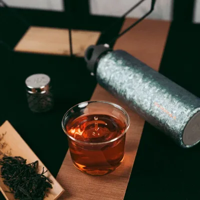 Pure Titanium Insulated Bottle 20oz | No Metallic Taste | Magnetic Tea Infuser