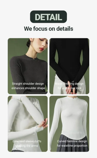 CatWarm Traditional Long Sleeve Hush Fiber Top