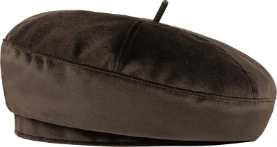 Luster Velvet Sculptural Beret - The Effortless French Classic