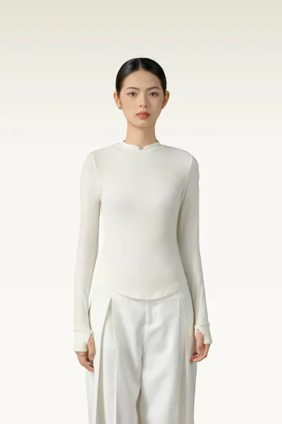 CatWarm Traditional Long Sleeve Hush Fiber Top