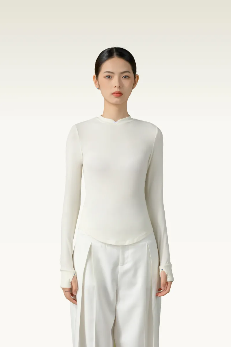 CatWarm Traditional Long Sleeve Hush Fiber Top