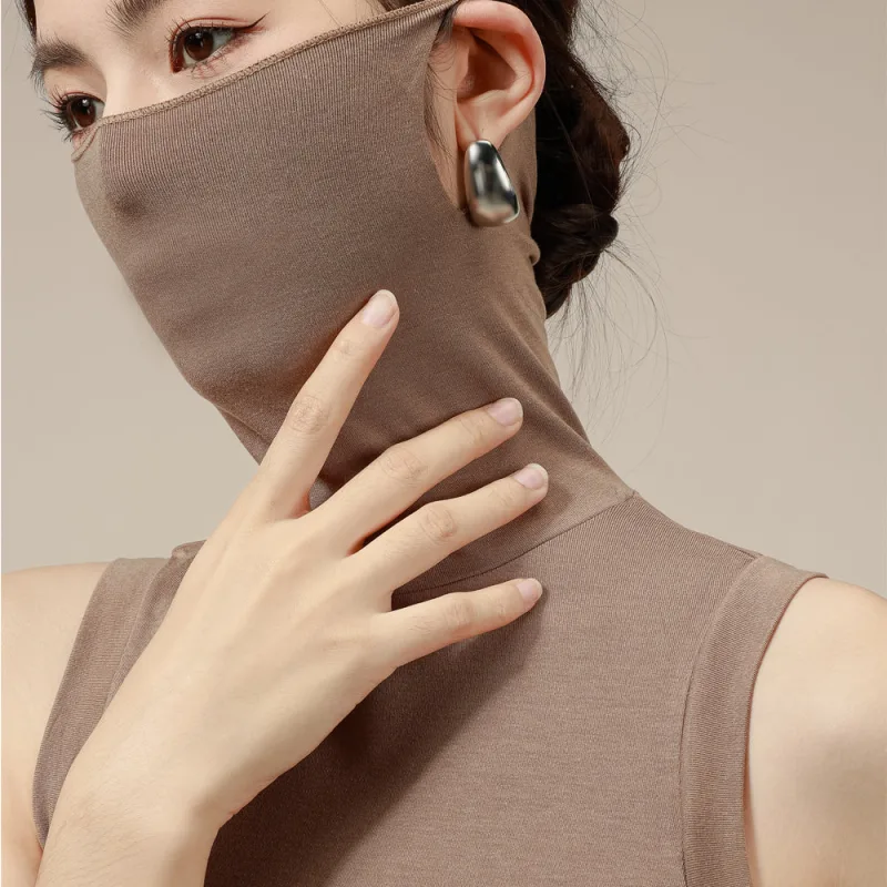 CatWarm High Neck Warm Ear-Wrap Tank